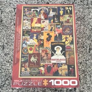 Vintage Posters Puzzle (1000 pieces)
